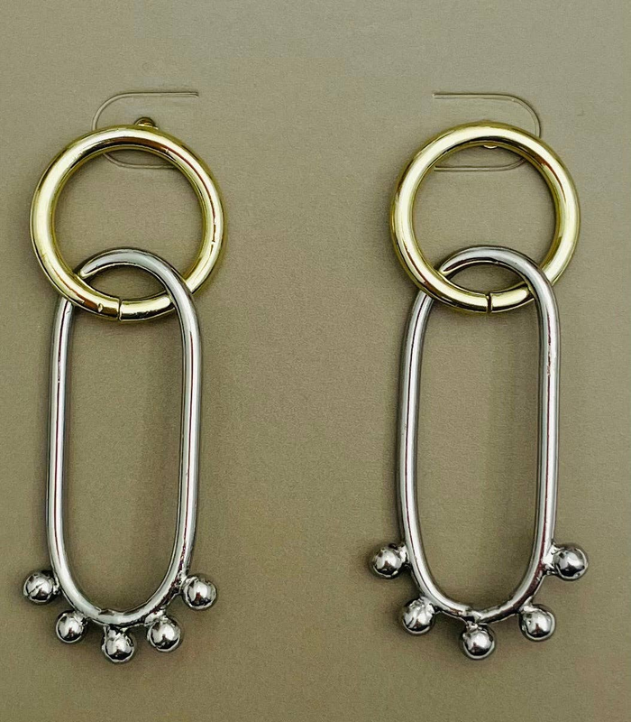 Two-Toned Monroe Earring