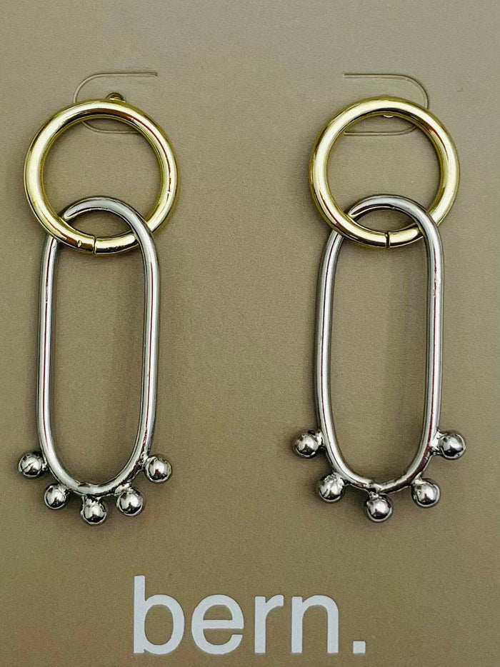 Two-Toned Monroe Earring