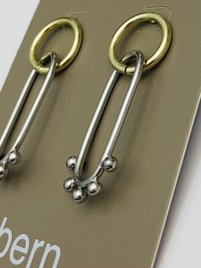 Two-Toned Monroe Earring