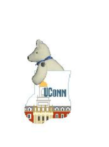 Uconn Mini Sock with Husky