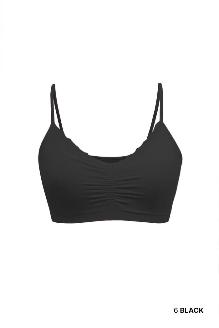 V Neck Lace Bralette