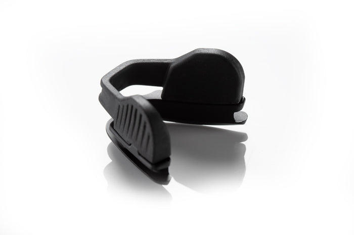 Back side of Heat Wave Visual V2 Nose Piece in black color.