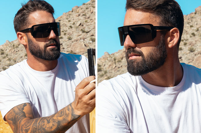 Vector Sunglasses: Black Z87+
