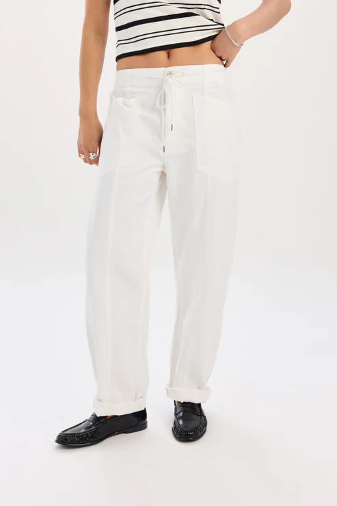 Villa Drawstring Barrel Pant