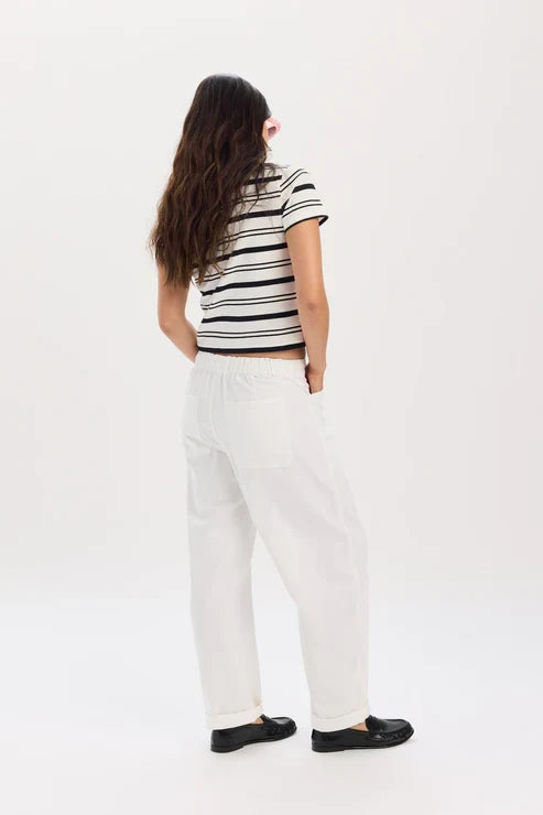 Villa Drawstring Barrel Pant
