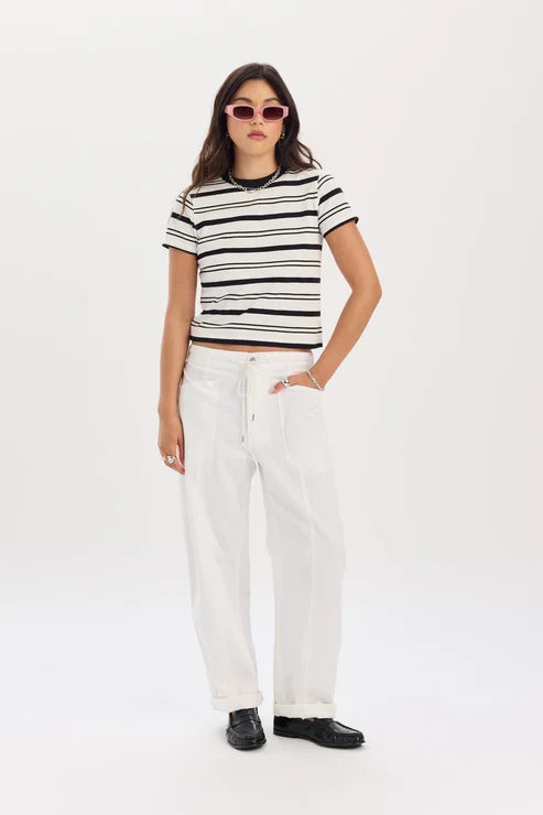 Villa Drawstring Barrel Pant