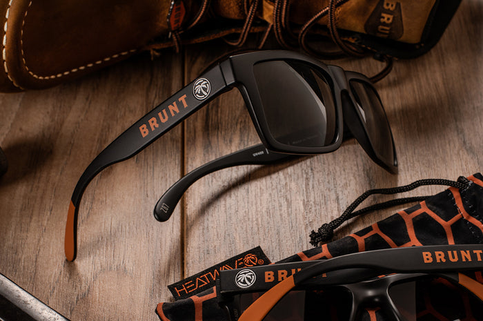 Heat Wave x Brunt Collab Vise Sunglasses Side View