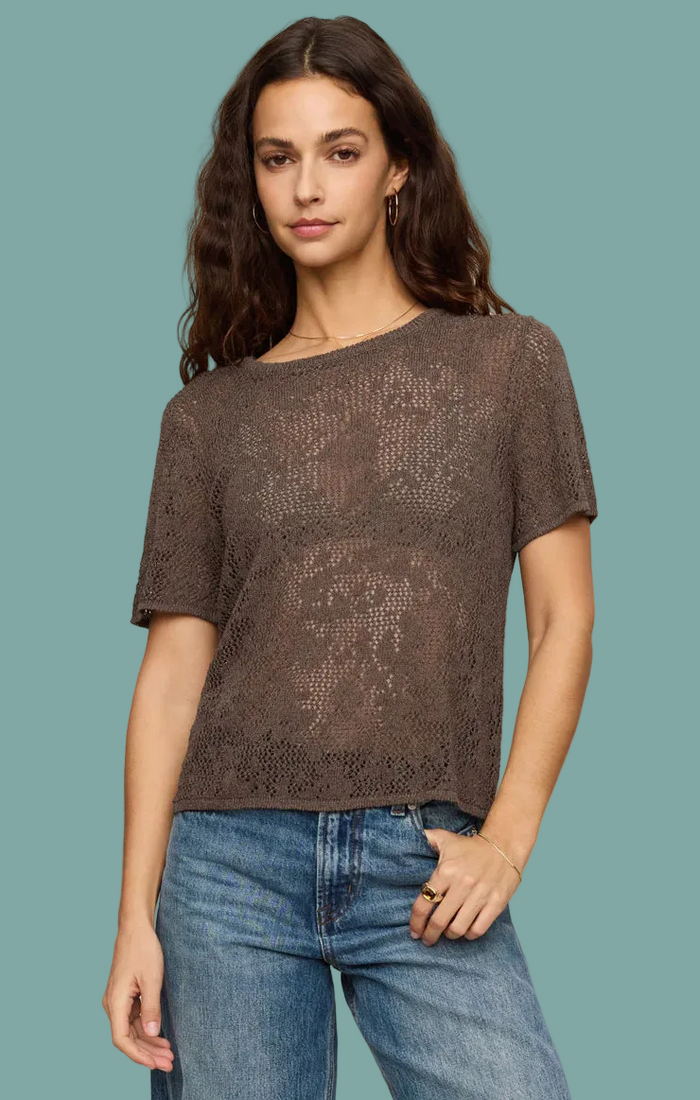 Waverton Crochet Short Sleeve Tee