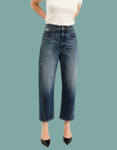 Westward High Rise Seamed Barrel