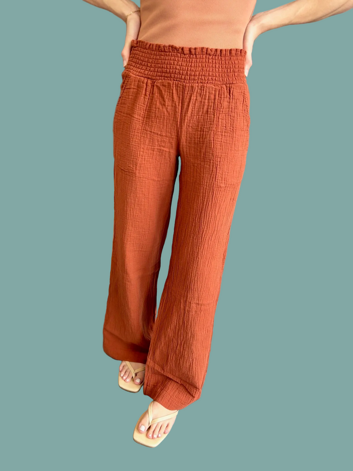 Wide Leg Beach Pant