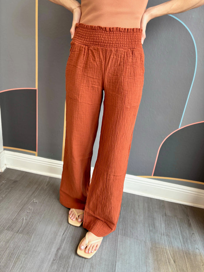 Wide Leg Beach Pant