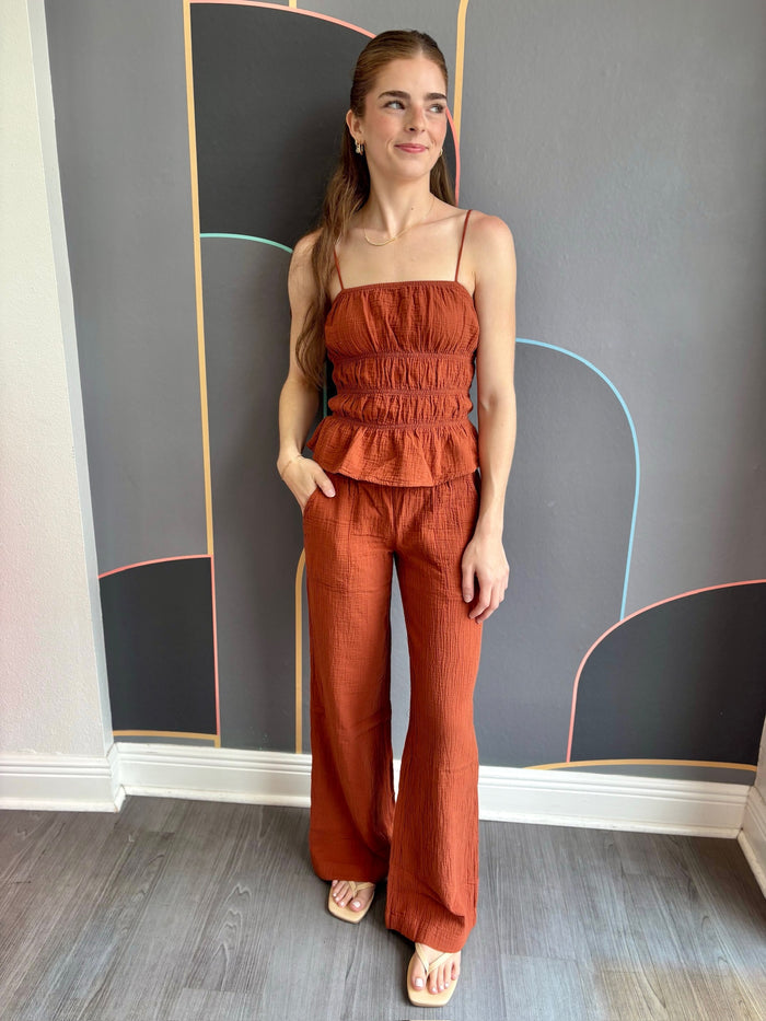 Wide Leg Beach Pant