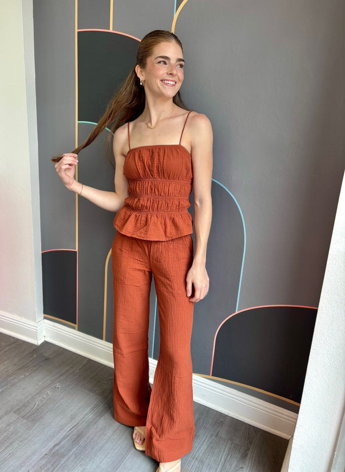 Wide Leg Beach Pant