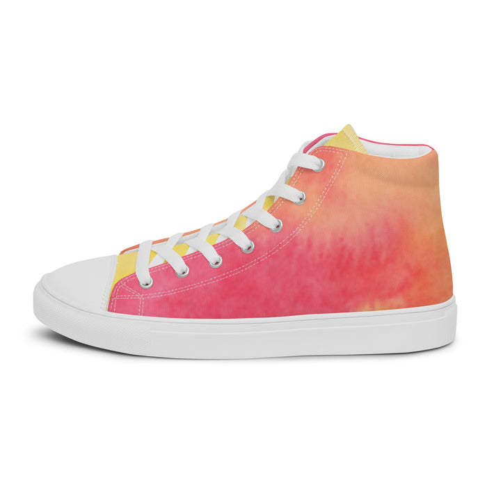 Women’s High Top Rainbow Watercolor Sneakers