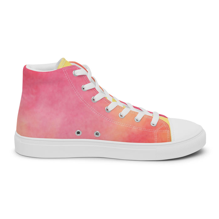 Women’s High Top Rainbow Watercolor Sneakers