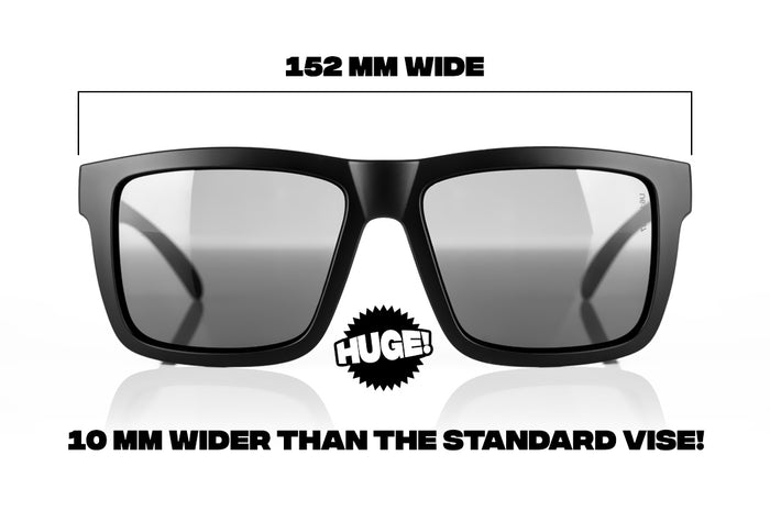 Front view of Heat Wave Visual XL Vise highlighting the larger size.