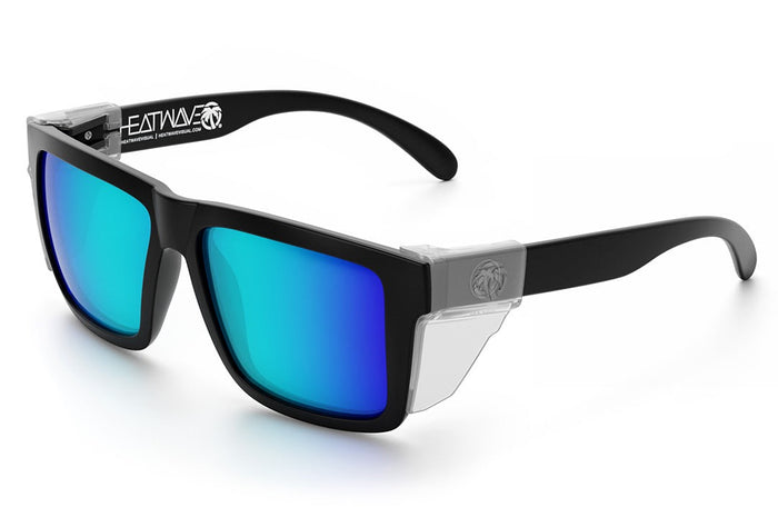 XL VISE Z87 Sunglasses Black Frame: Galaxy Lens
