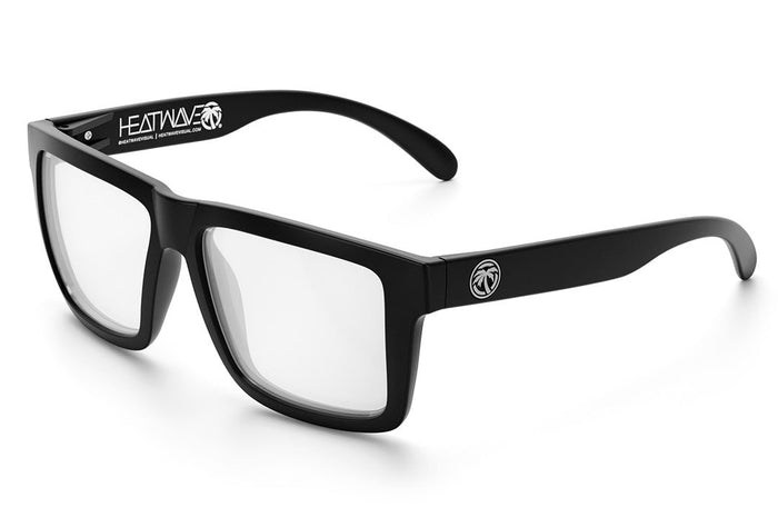 XL VISE Z87 Sunglasses Black Frame: Tuff-Tec Clear Lens