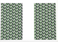 Y Pattern Clutch Green Back