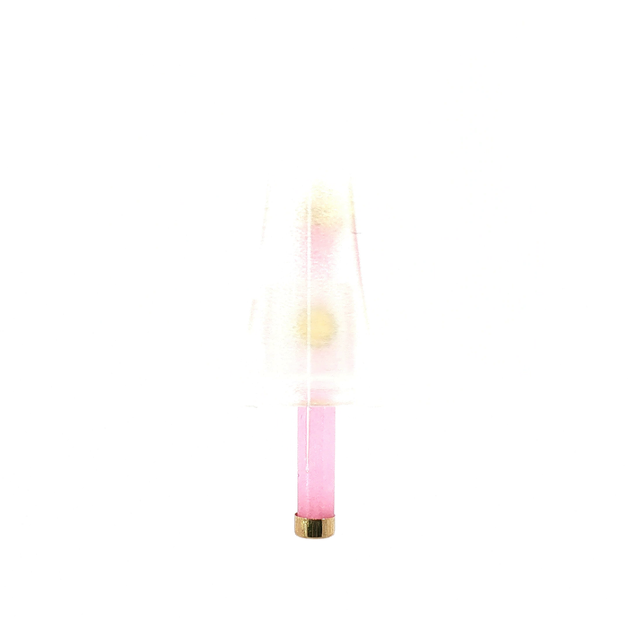 Yellow Gold and Rose Quartz Cross Pendant with 14k gold bail