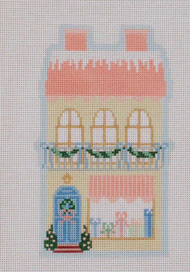 Yellow Shop-Le Point Christmas Village