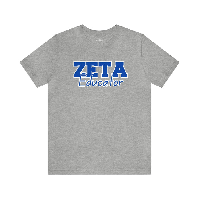 Zeta Phi Beta Sorority Inspired Educator T-Shirt
